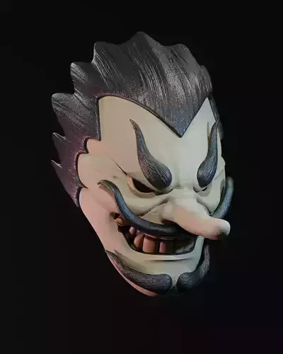 Kuro Oni Mask  3D print model