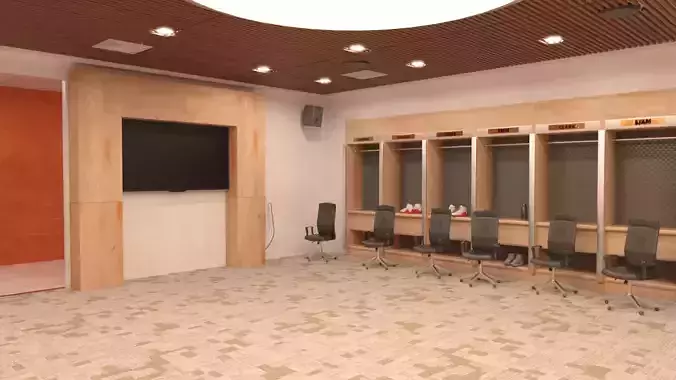 HS Basketball Locker Room