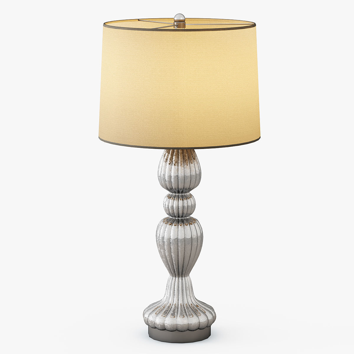Scalloped Table Lamp 3D model_1