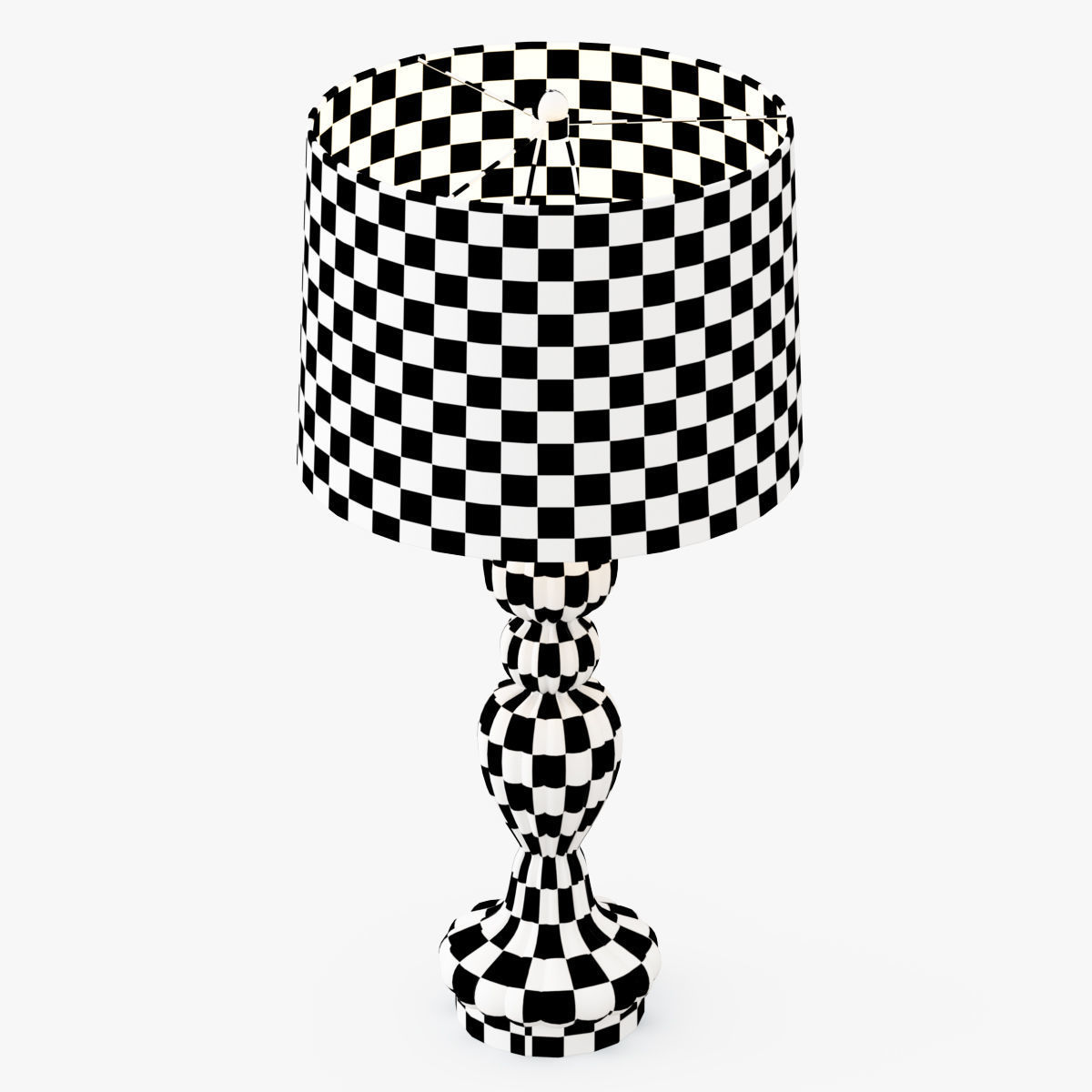 Scalloped Table Lamp 3D model_4