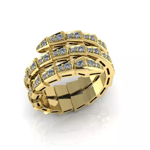 Ring snake Model 7423 3D print model_0