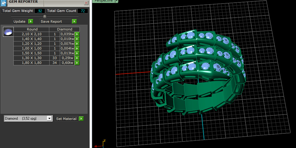 Ring snake Model 7423 3D print model_7