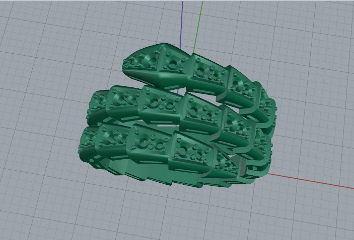 Ring snake Model 7423 3D print model_2