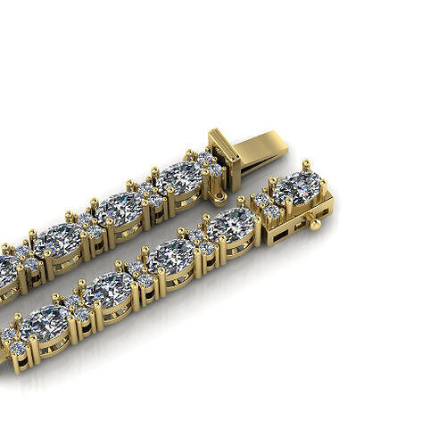 Bracelet oval Model 7421 3D print model