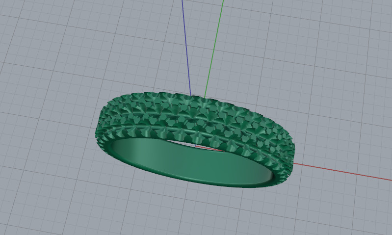 Ring Model 7420 3D print model_2