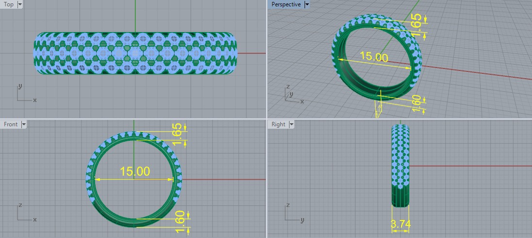 Ring Model 7420 3D print model_5