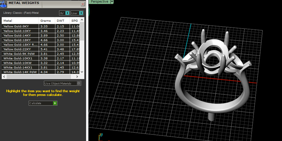 Ring graff oval Model 7414 3D print model_6