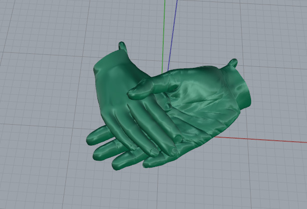 Hand pendant Model 7410 3D print model_3