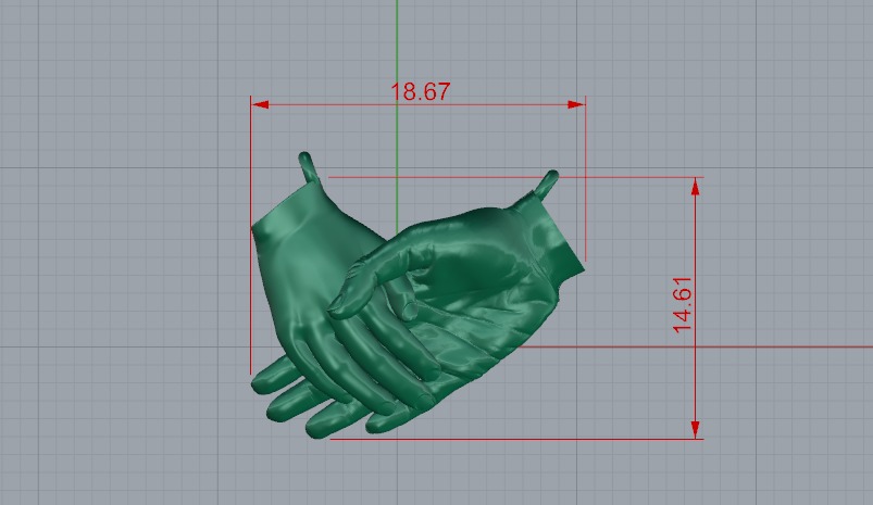 Hand pendant Model 7410 3D print model_6