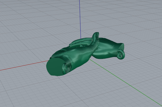 Hand pendant Model 7410 3D print model_4