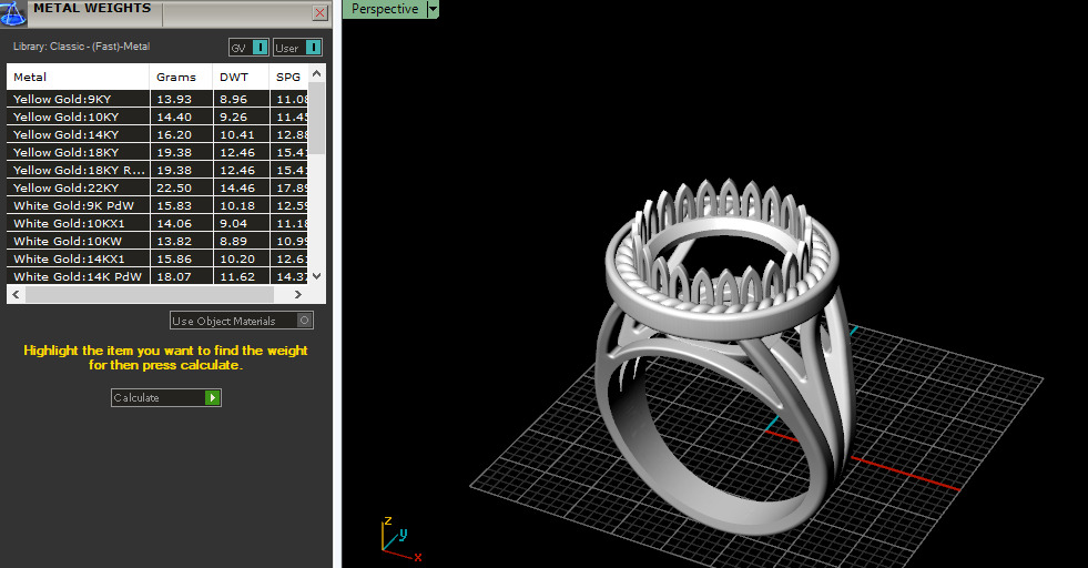 Ring Model 7405 3D print model_6