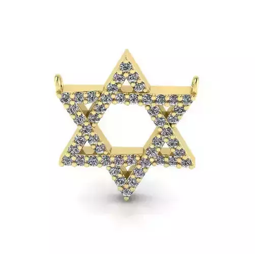 Star of David Pendant Model 7395