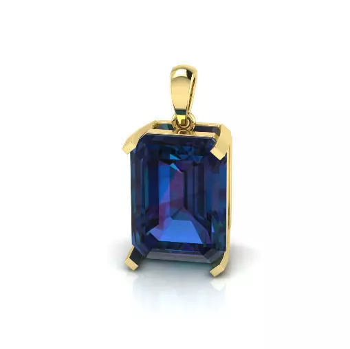 Pendant emerald Model 7389 3D print model_0