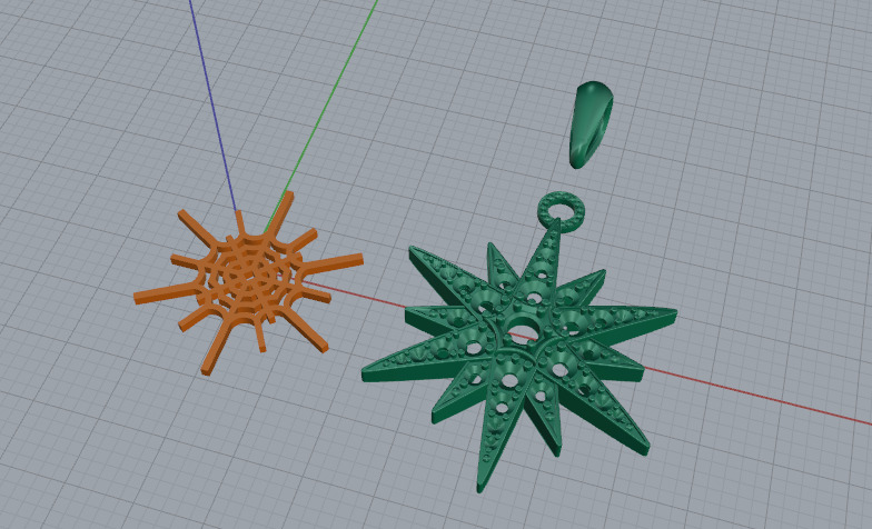 Stern Pendant Model 7387 3D print model_2