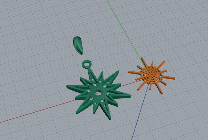 Stern Pendant Model 7387 3D print model_4