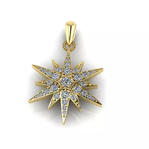 Stern Pendant Model 7387 3D print model_0