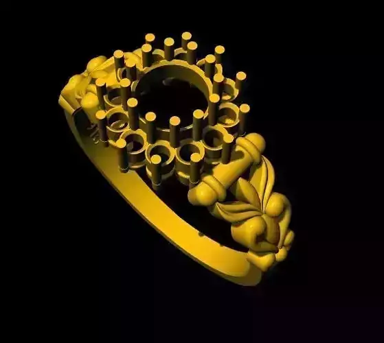 cluster ring 3dm file