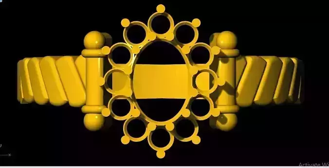 cluster ring 3dm file