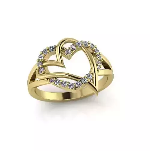 Ring heart Model 7484