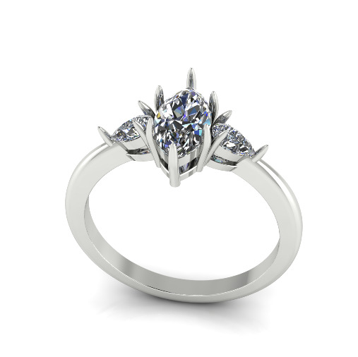 Ring marquise Model 7481 3D print model_1