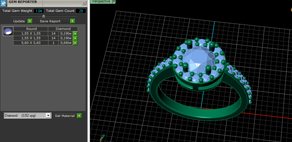 Solitaire ring Model 7478 3D print model_7