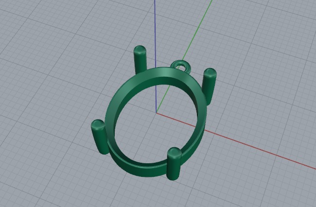 Pendant Model 7468 3D print model_2