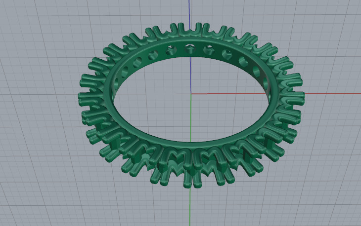 Ring Model 7461 3D print model_4