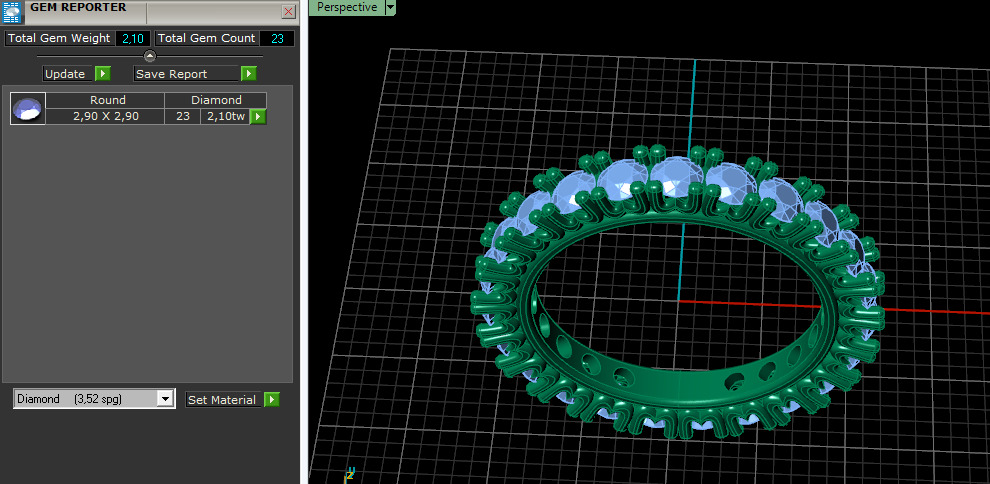 Ring Model 7461 3D print model_7