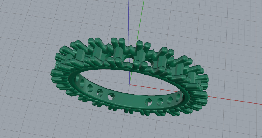 Ring Model 7461 3D print model_2
