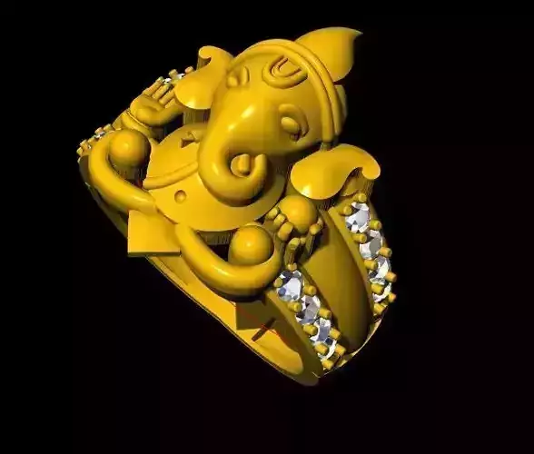 ganesh ring 3dm file