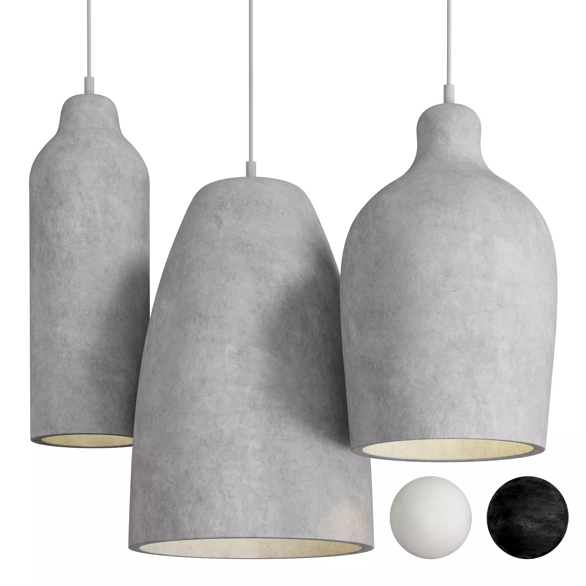 1Hh Pendant Light by Vakkerlighting Low-poly 3D model_0