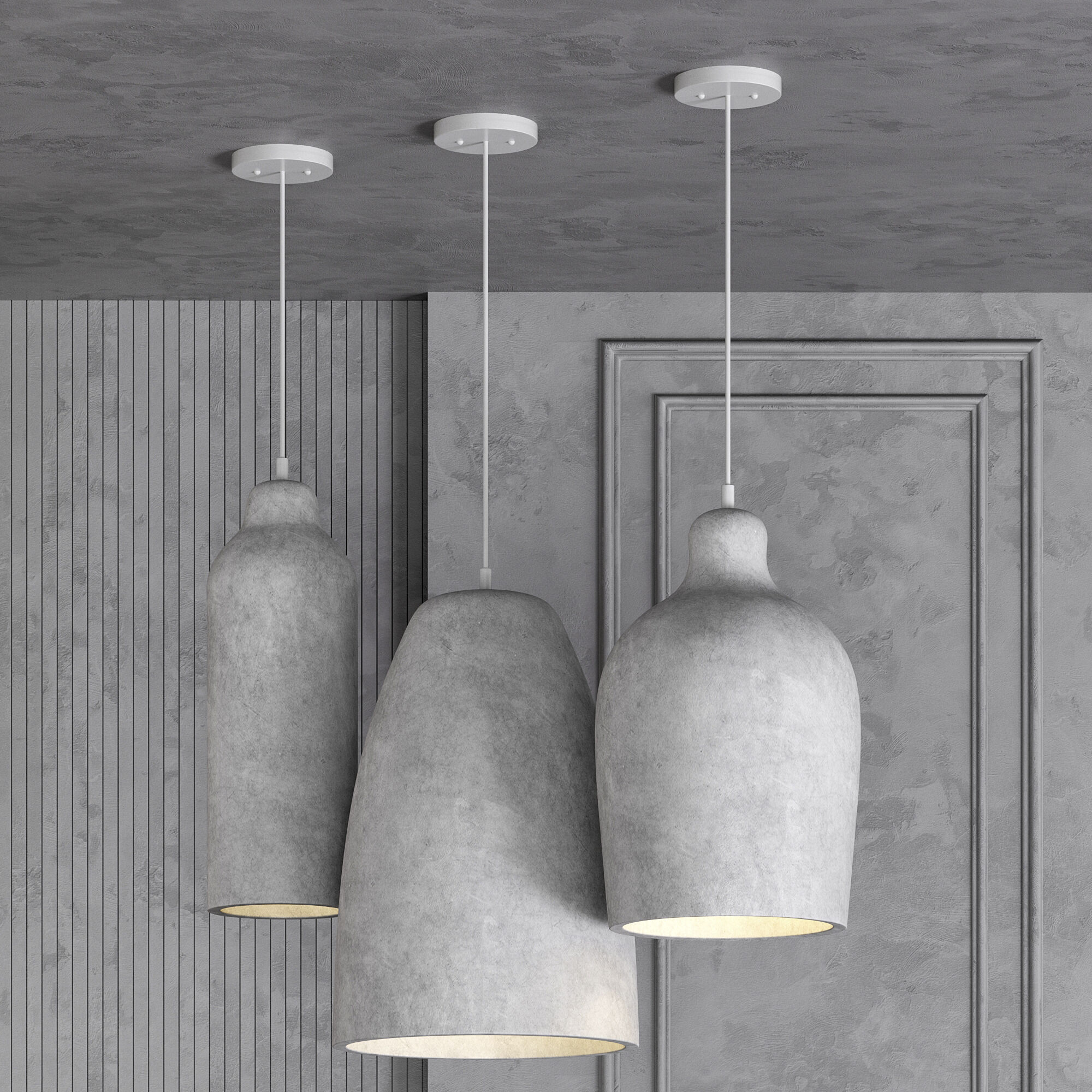 1Hh Pendant Light by Vakkerlighting Low-poly 3D model_3