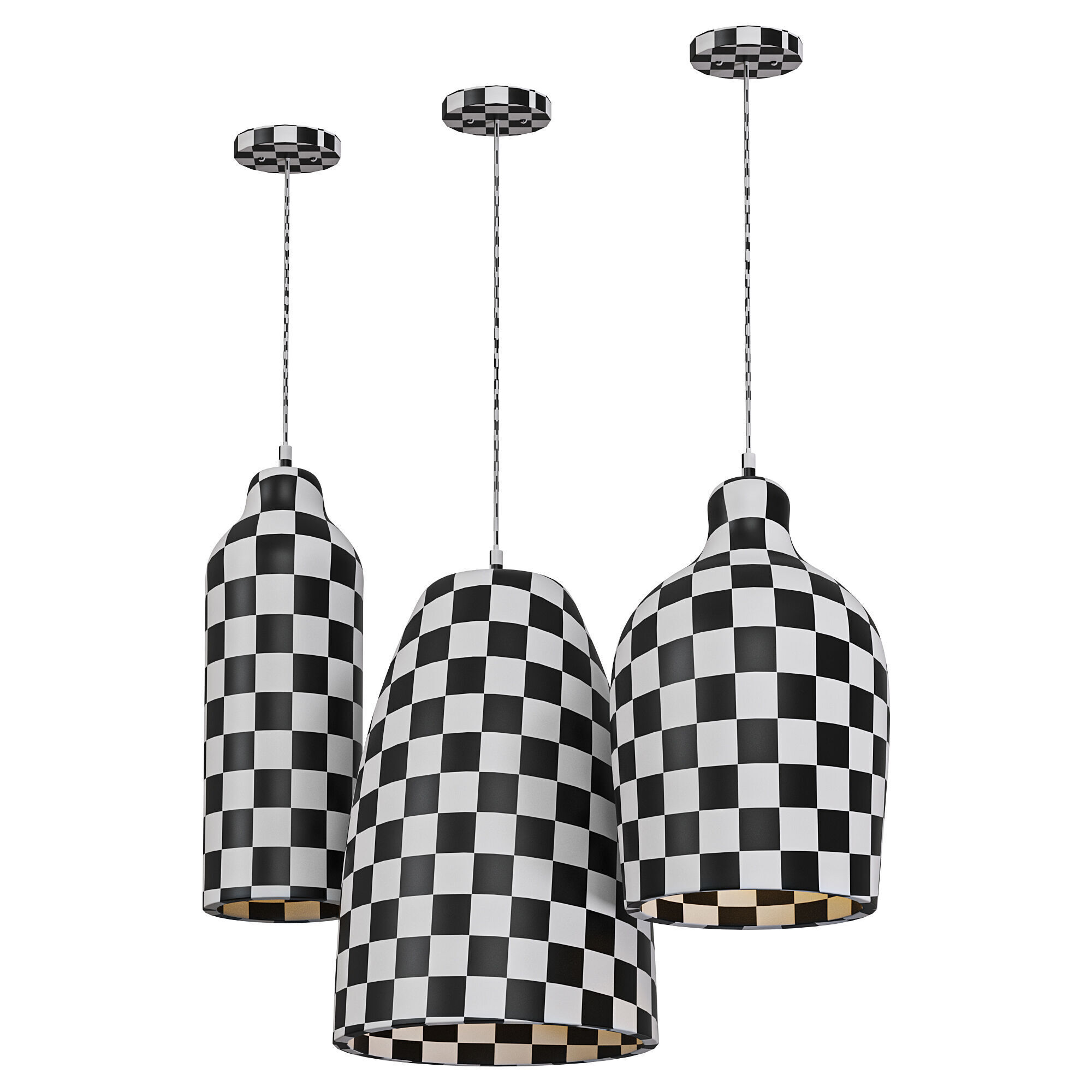 1Hh Pendant Light by Vakkerlighting Low-poly 3D model_5