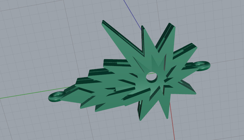 Stern pendant Model 7448 3D print model_4