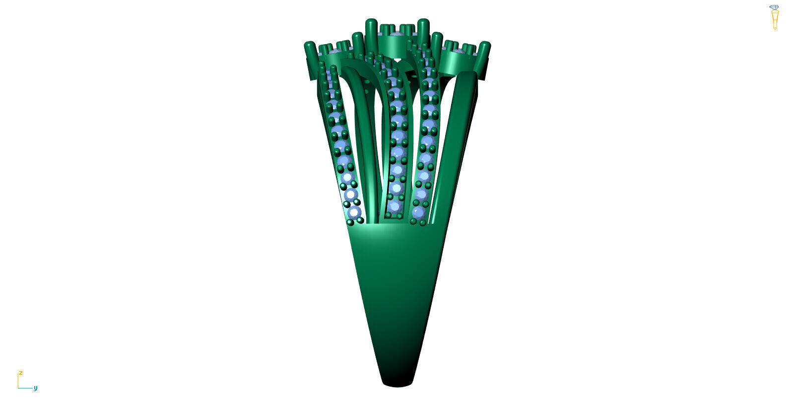 Jewelry 3D Models with render and 3dm stl - R-3931 3D print model_3