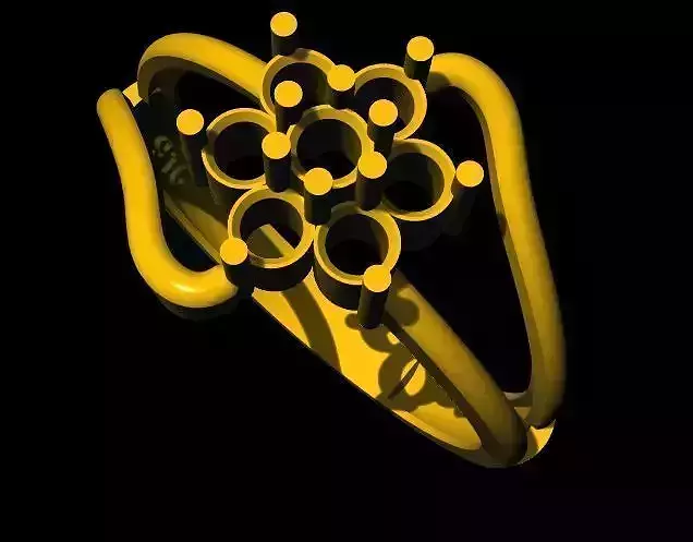 cluster ring 3dm file