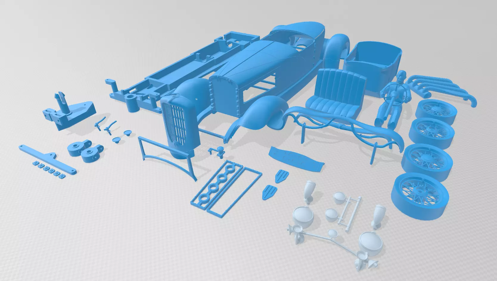 Duesenberg SJ Speedster 3D print model_0
