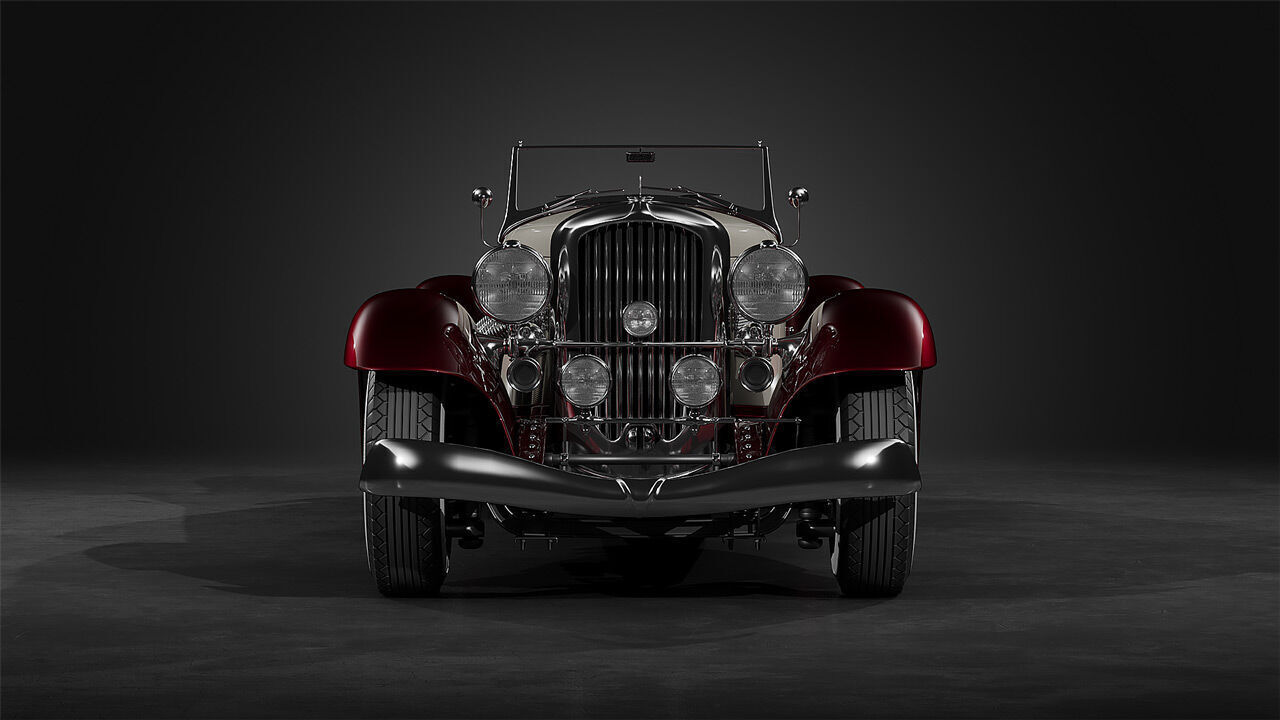 Duesenberg SJ Speedster 3D print model_5