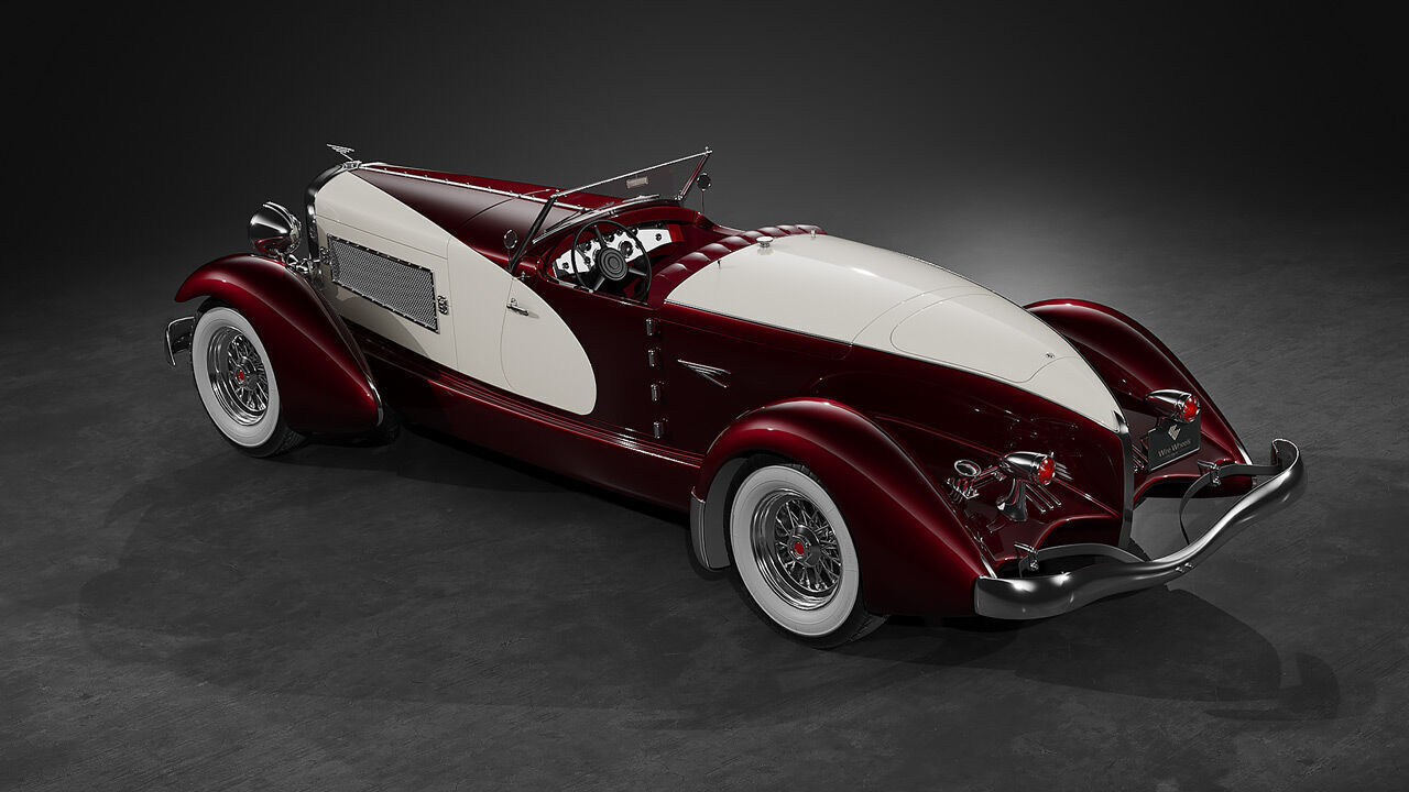 Duesenberg SJ Speedster 3D print model_6