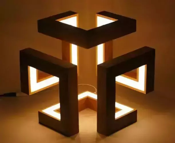 Modell of lamp for interior