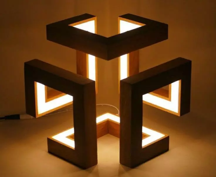 Modell of lamp for interior Free low-poly 3D model_0