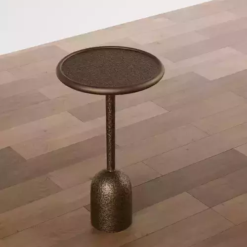 Modern Brass Side Table