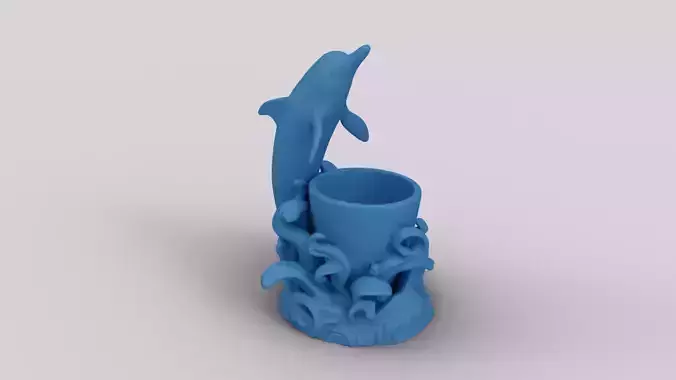 Dolphin-Themed Multi-Purpose Holder