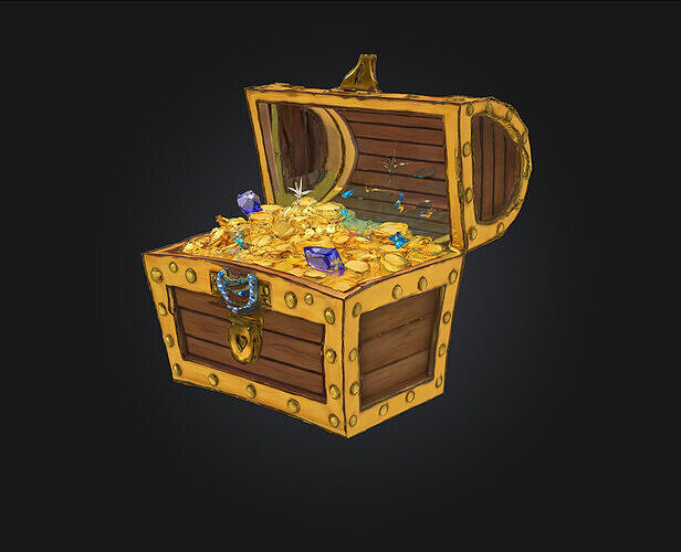 Treasure Trove  Unearth the Riches of Legends 3D model