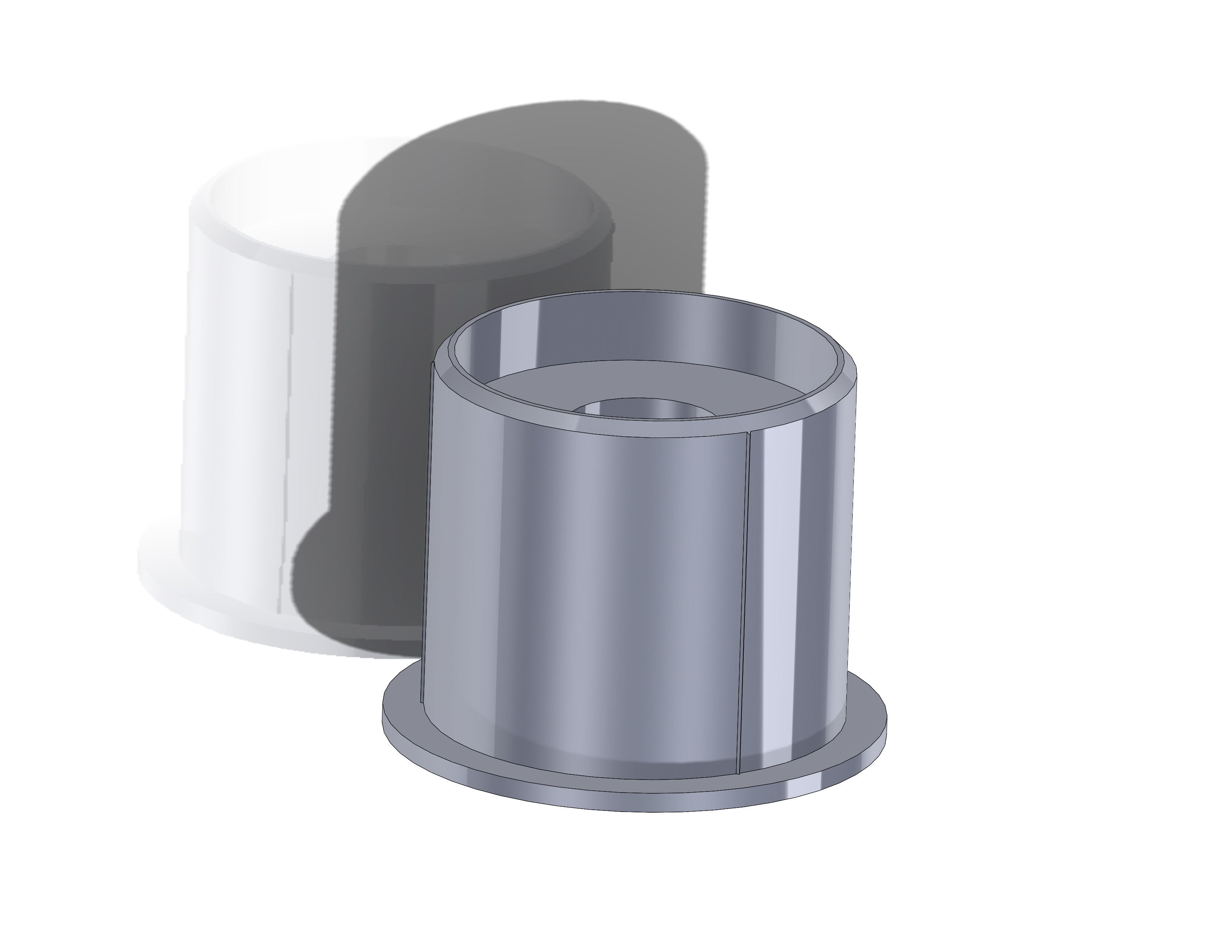 Makerbot Mini to Flashforge Dreamer Spool Adapter 3D print model_1