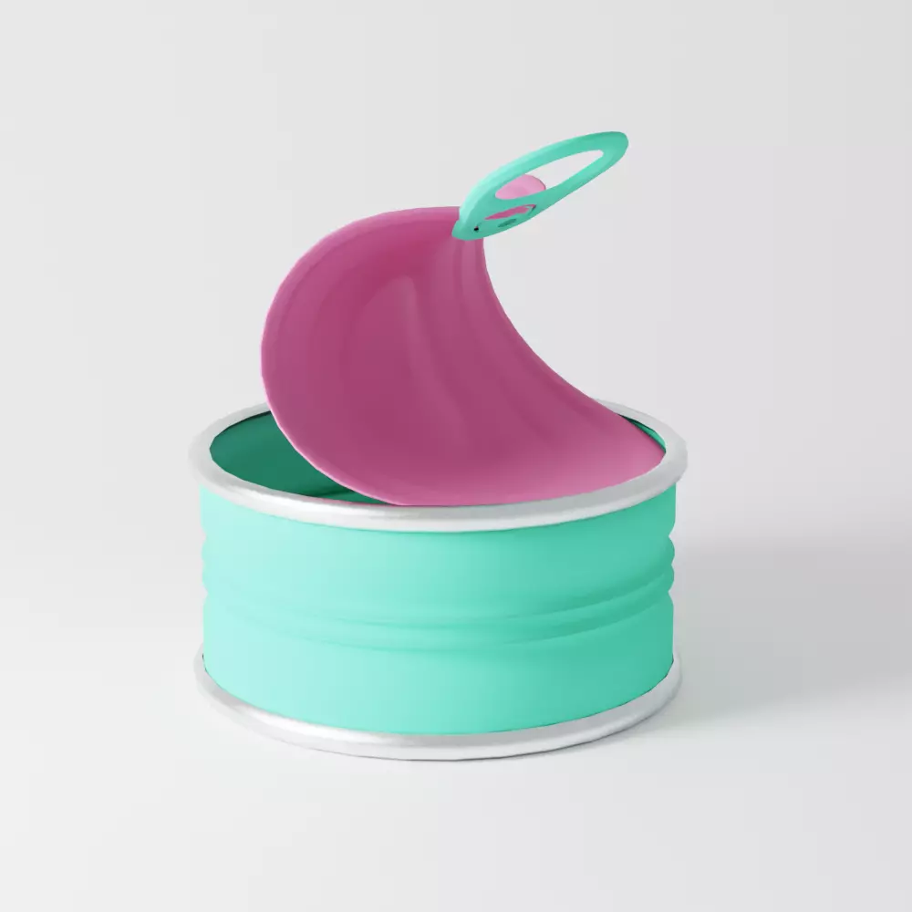 empty can shaped holder 3D print model