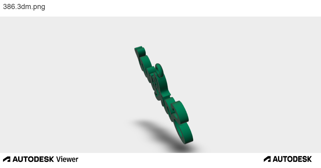 Name Pendants 3D print model_3