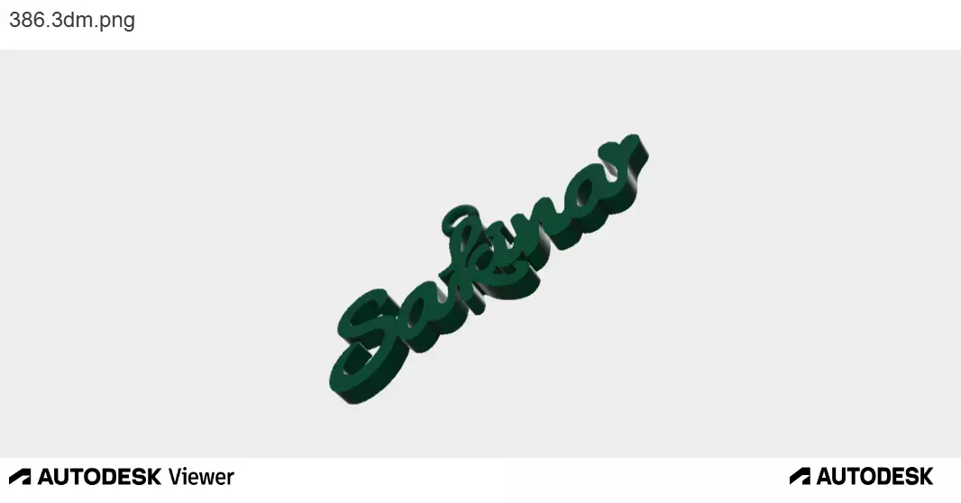Name Pendants 3D print model_0