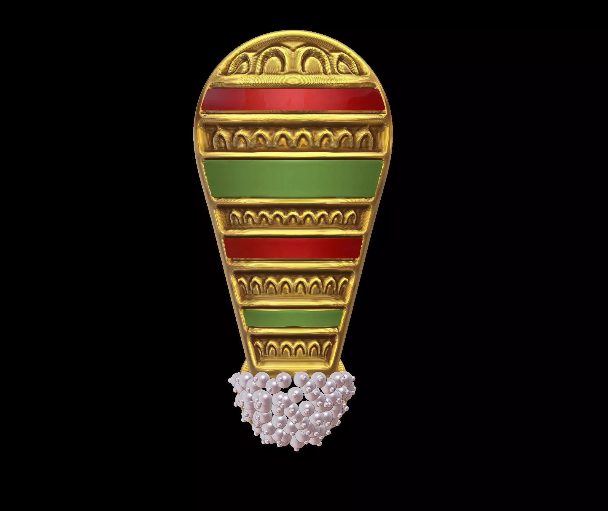 Ethnic Chic Earrings 3D print model