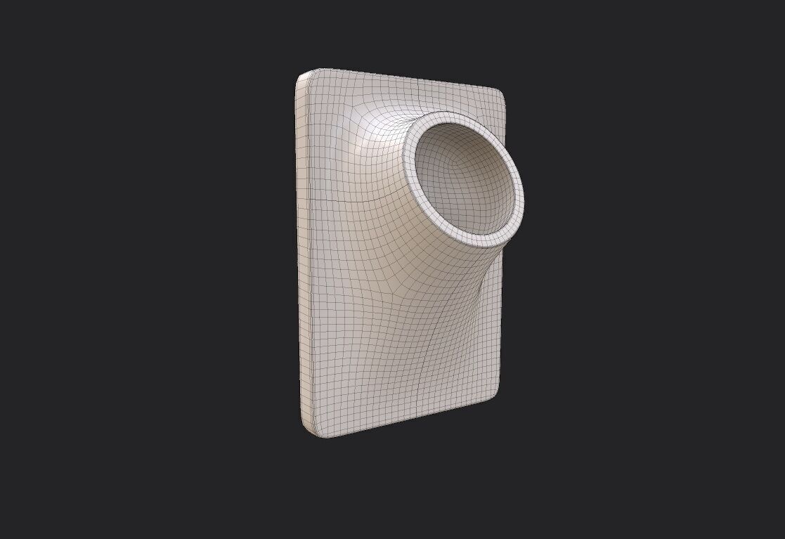 Urinal M03 Low-poly 3D model_1